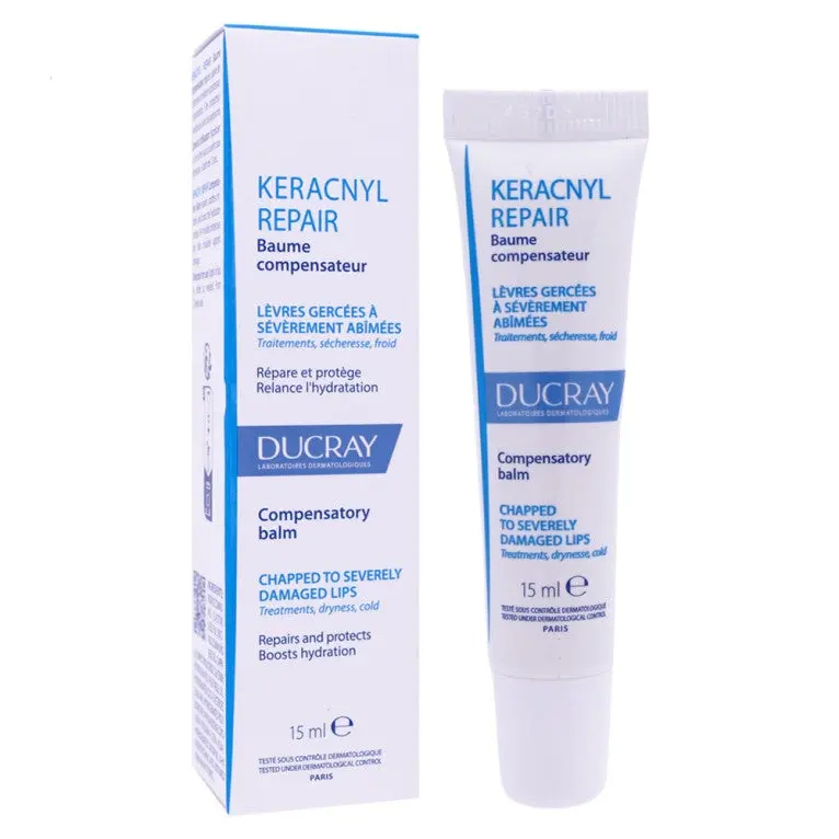 Ducray Keracnyl Repair Baume à Lèvres 15 ml