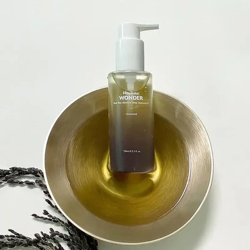 Haruharu WONDER - Black Rice Moisture Deep Cleansing Oil - 150 ml - Image 6
