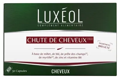 Luxéol Chute de Cheveux 30 Capsules - Image 2