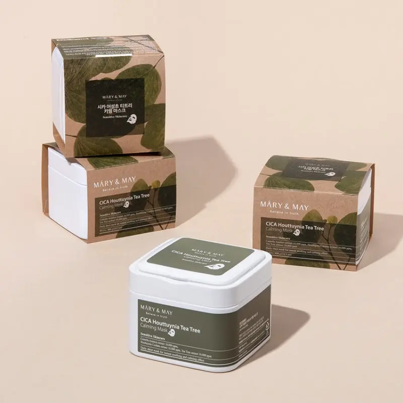 MARY & MAY - CICA Houttuynia Tea Tree Calming Mask (30 Pièces) - Image 5
