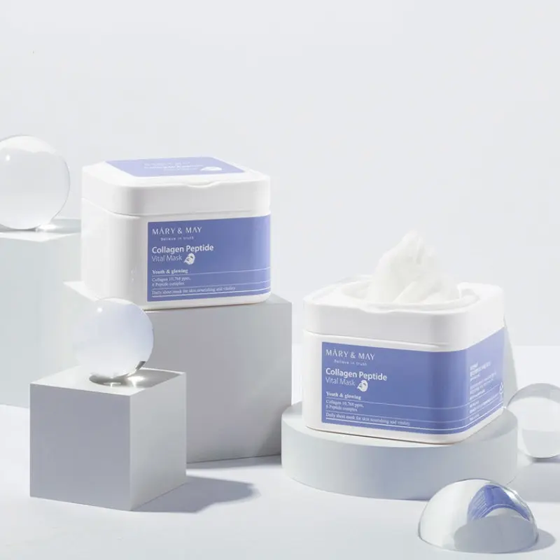 MARY & MAY - Collagen Peptide Vital Mask (30 Pièces) - Image 3