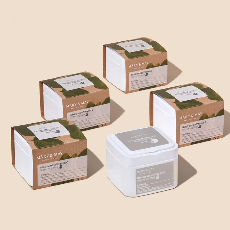 MARY & MAY - Niacinamide Vitamin C Brightening Mask (30 Pièces) - Image 6