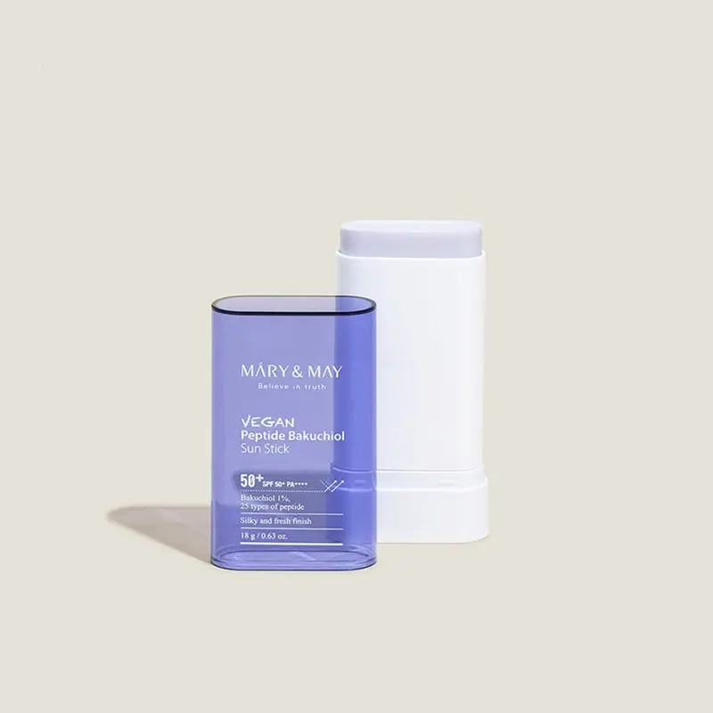 MARY & MAY - Vegan Peptide Bakuchiol Sun Stick SPF50+ PA++++ - 18g - Image 6