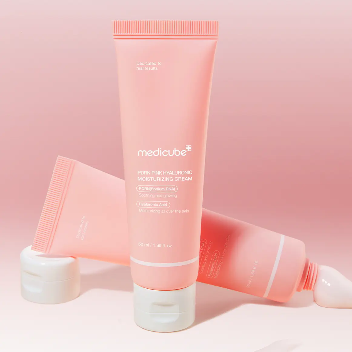 Medicube - PDRN Pink Hyaluronic Moisturizing Cream - 50 ml - Image 2