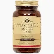 SOLGAR VITAMINE D3 250CAPS