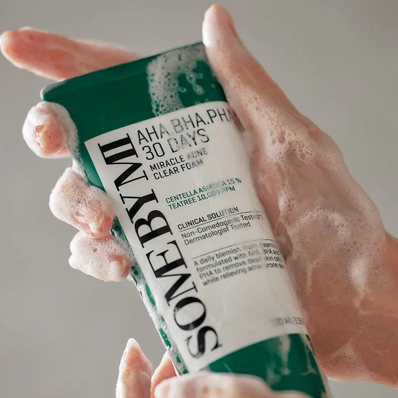 Some By Mi - AHA BHA PHA 30 Days Miracle Acne Clear Foam - 100 ml - Image 5