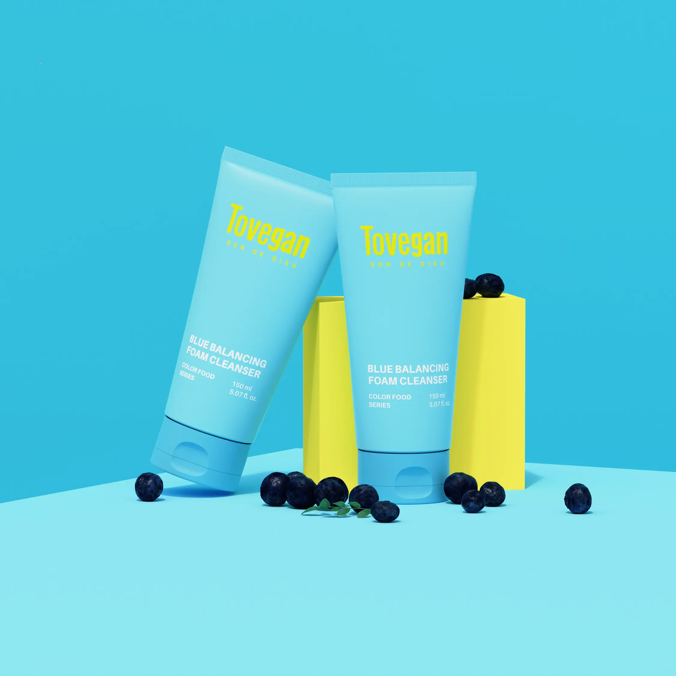 Tovegan - Blue Balancing Foam Cleanser - 150 ml - Image 4