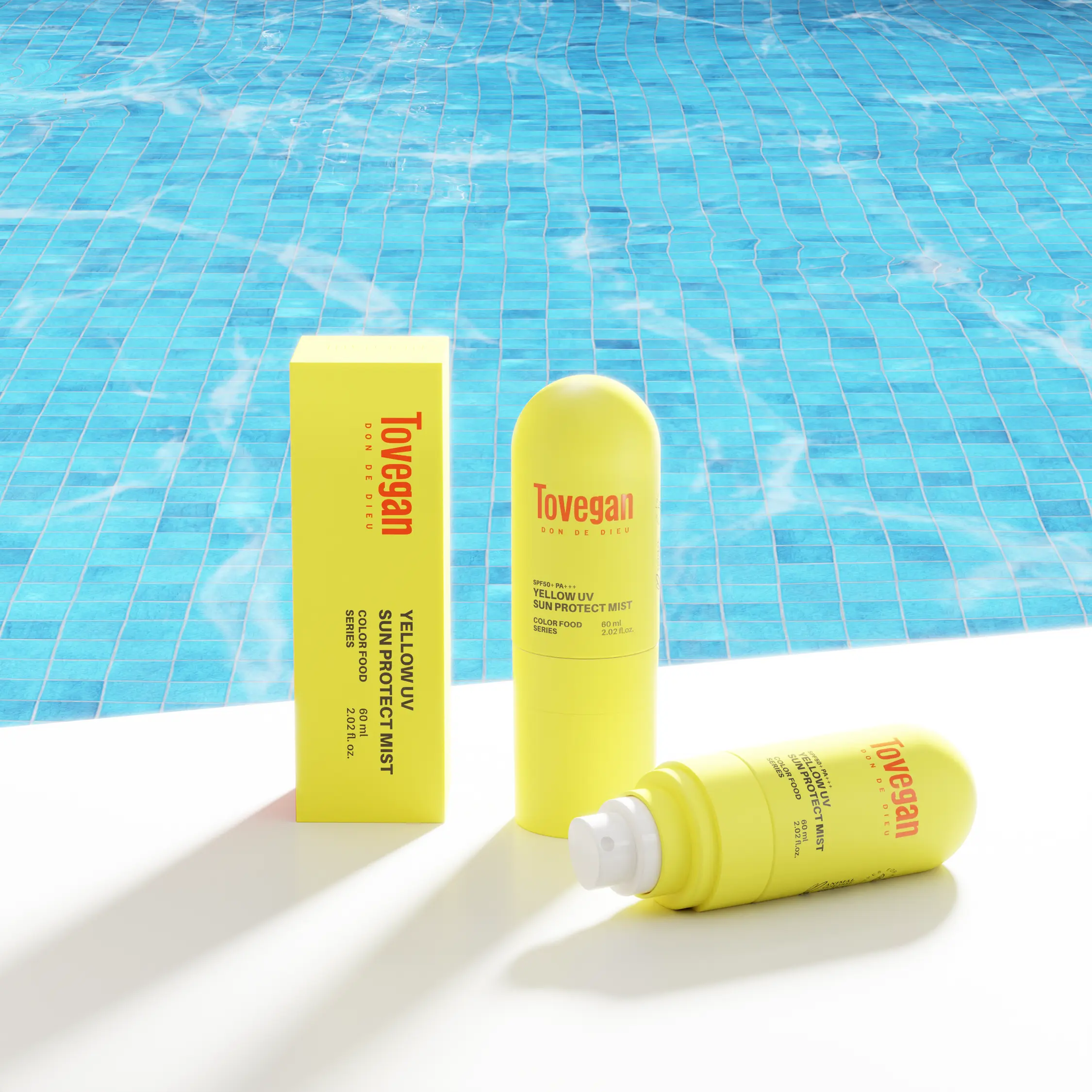 Tovegan - Yellow UV Sun Protect Mist - 100ml - Image 3